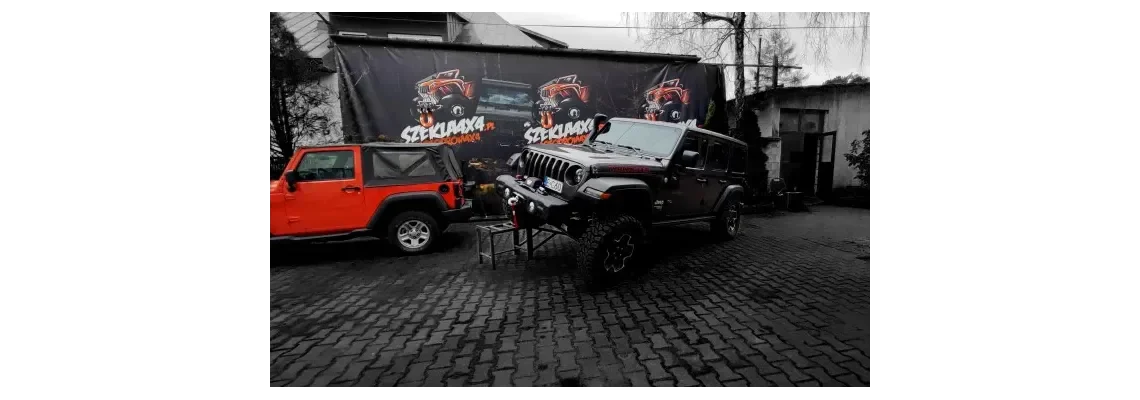 WRANGLER JLU JEEP - 2,5 LIFT NA METALCLOAK - ZDERZAK RIVAL WYCIĄGARKA WARN