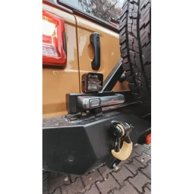 Wrangler JLU JEEP montaż oświetlenia OSRAM i Hella