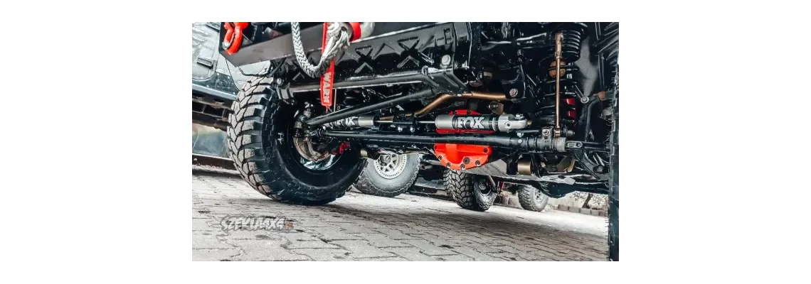 Podwójny amortyzator Wrangler JL i Osłony Rival