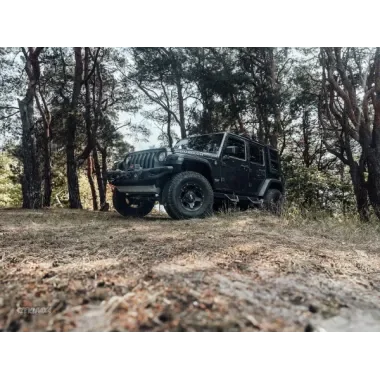 Wrangler JK bagażnik oświetlenie prostowanie mostu i blacharka, Warn, Rival